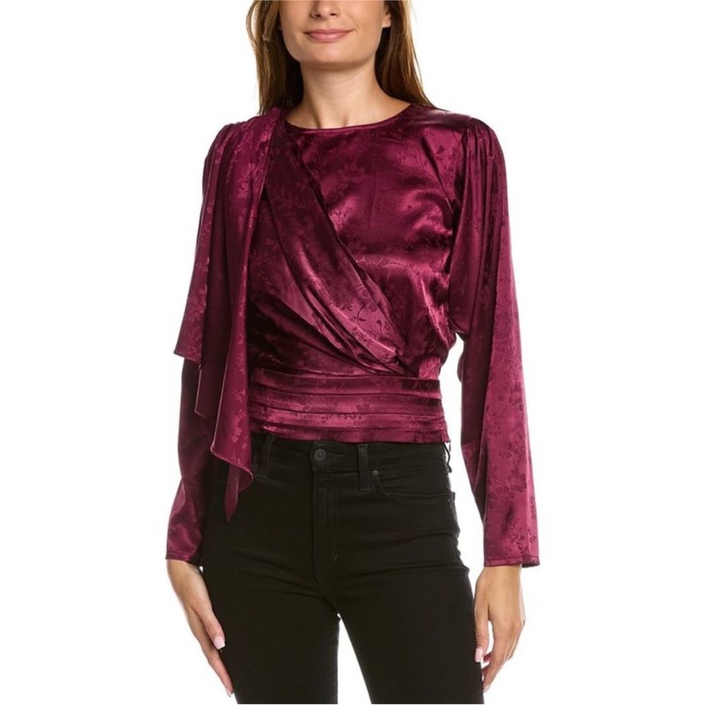 Ronny Kobo Monet Floral Print Top